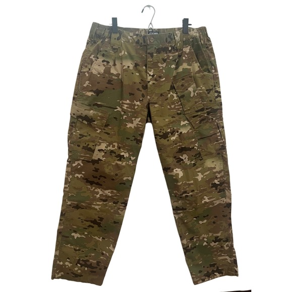 CQR Tactical Pants Camo Cargo Utility Work Hiking Outdoor Pants 38x30 - Picture 1 of 9